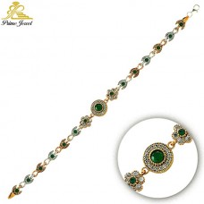 Gümüş Otantik Taşlı Biezik /Bileklik